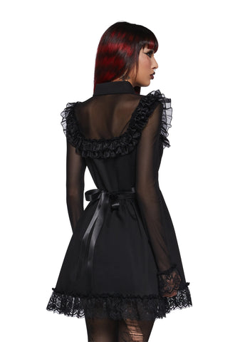Macabre Fascination Mini Dress