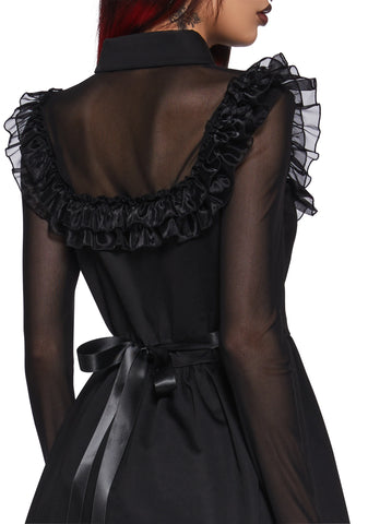 Macabre Fascination Mini Dress