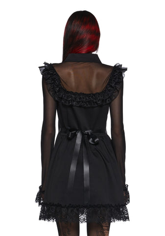 Macabre Fascination Mini Dress