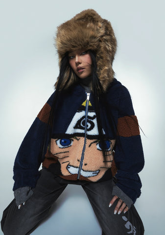 Ninja Hero Hooded Sherpa Jacket