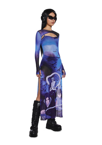 Eternal Reflection Maxi Dress And Shrug Set