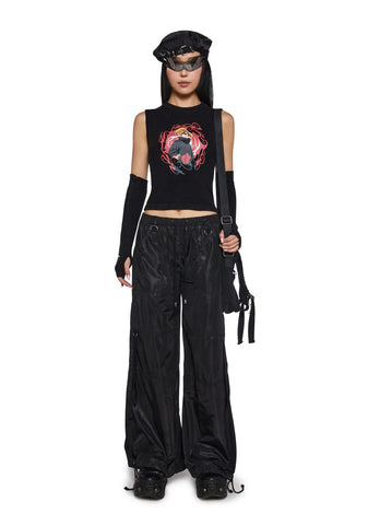 Explosive Art Top And Arm Warmers Set