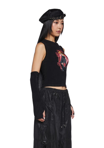 Explosive Art Top And Arm Warmers Set