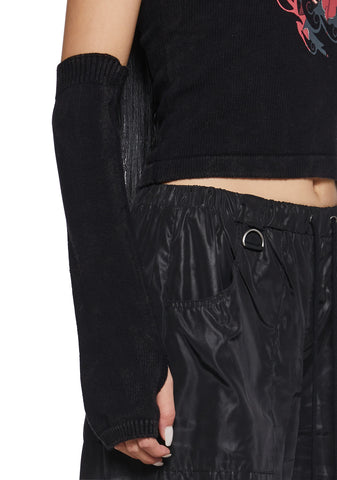 Explosive Art Top And Arm Warmers Set