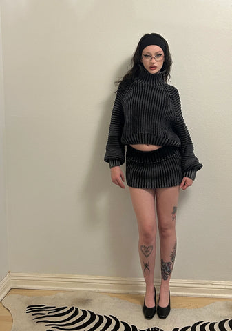 Warp Washed Knit Sweater