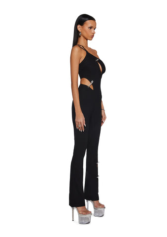 Sultry Secrets Cutout Catsuit