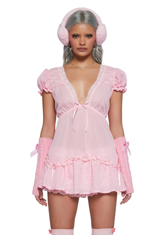 Slow Mornings Babydoll Gown