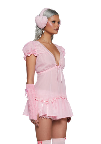 Slow Mornings Babydoll Gown