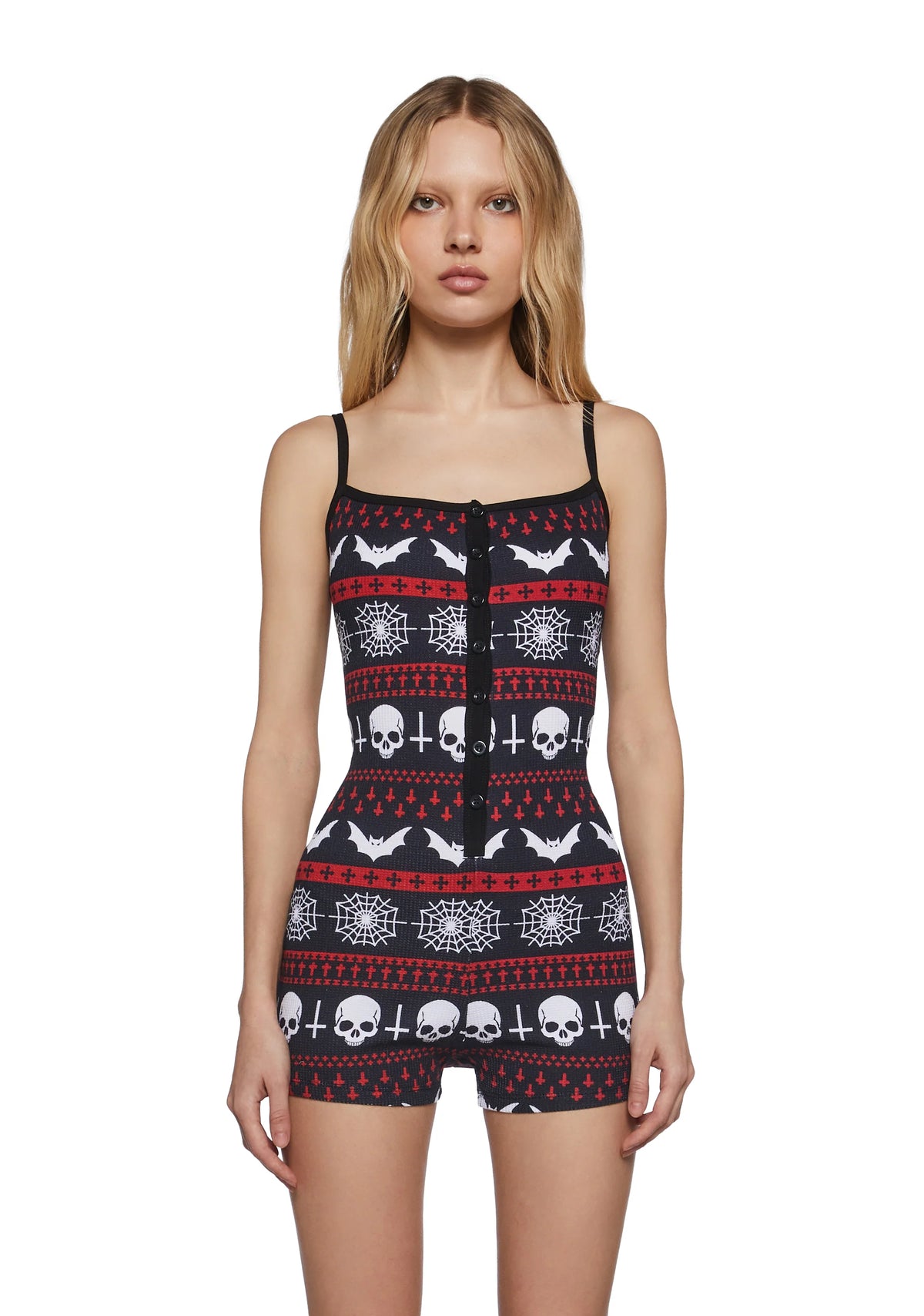 Spooky Loves Thermal Romper