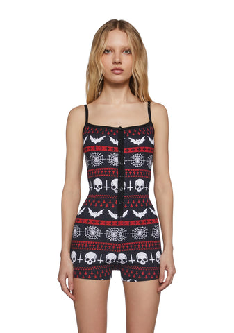 Spooky Loves Thermal Romper