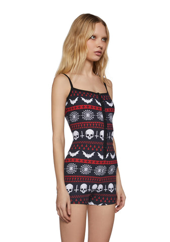 Spooky Loves Thermal Romper