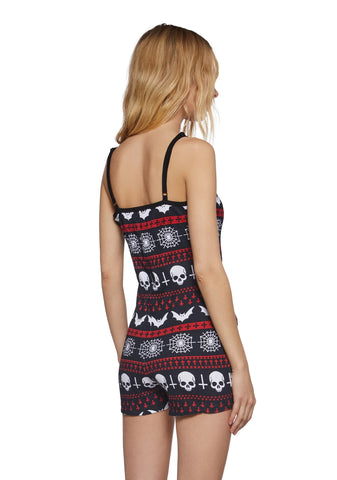 Spooky Loves Thermal Romper