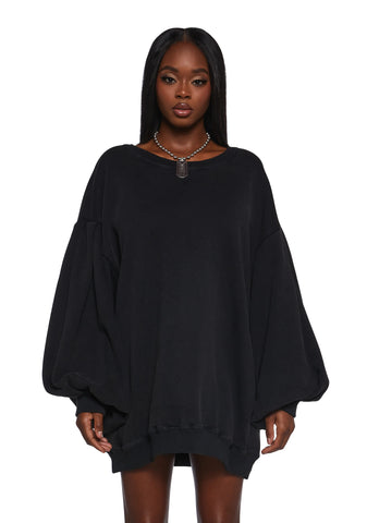 Thank You Next Sweatshirt Dress