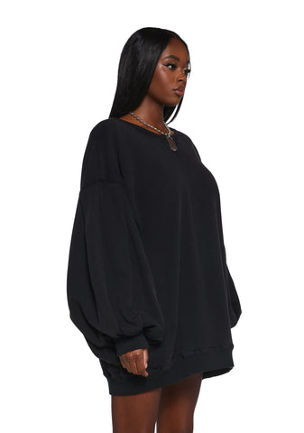 Thank You Next Sweatshirt Dress