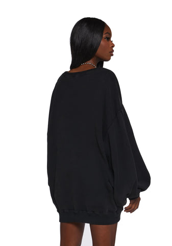 Thank You Next Sweatshirt Dress