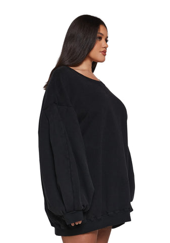 Thank You Next Sweatshirt Dress