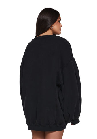 Thank You Next Sweatshirt Dress