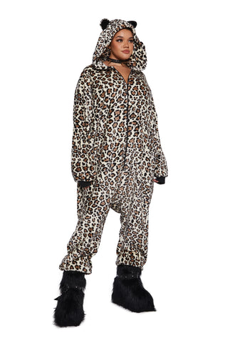 Sleepover Ready Leopard Jumpsuit