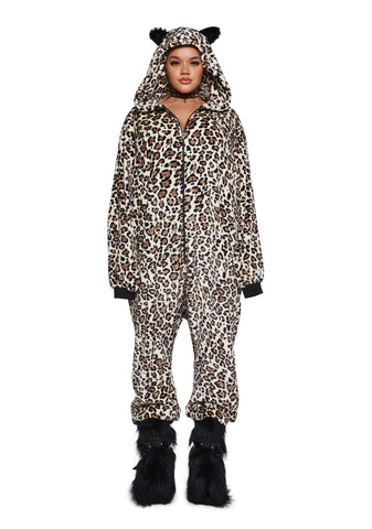Sleepover Ready Leopard Jumpsuit