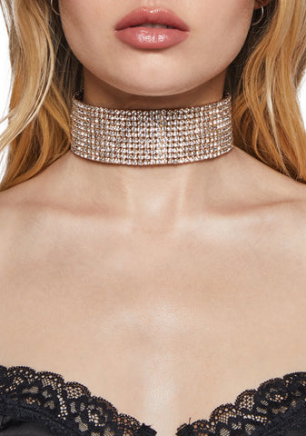 Beautifully Rich Rhinestone Choker