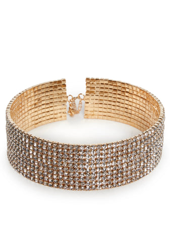Beautifully Rich Rhinestone Choker
