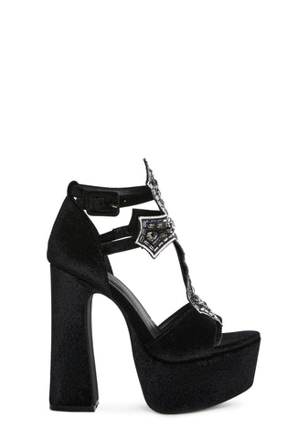 Sacred Vigil Platform Heels