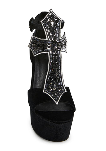 Sacred Vigil Platform Heels