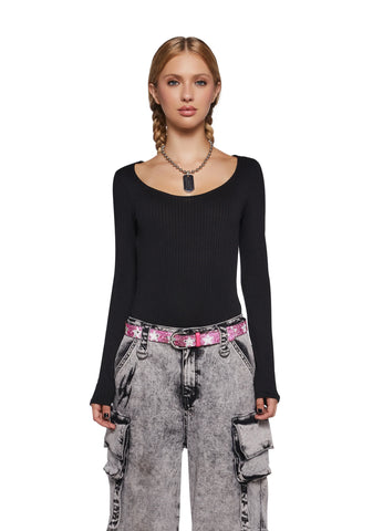 Megastar Stunner Glitter Belt - Pink