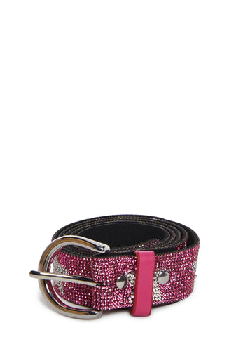Megastar Stunner Glitter Belt - Pink