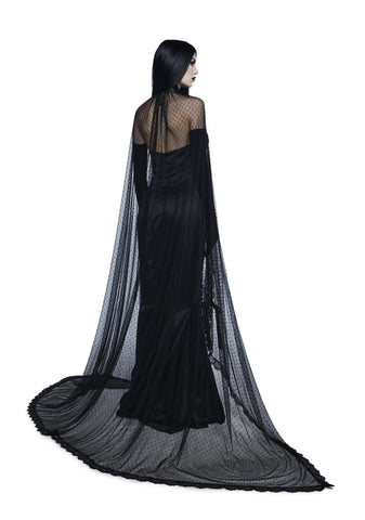 Shadowed Aura Mesh Cape