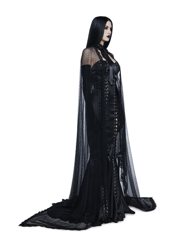 Shadowed Aura Mesh Cape