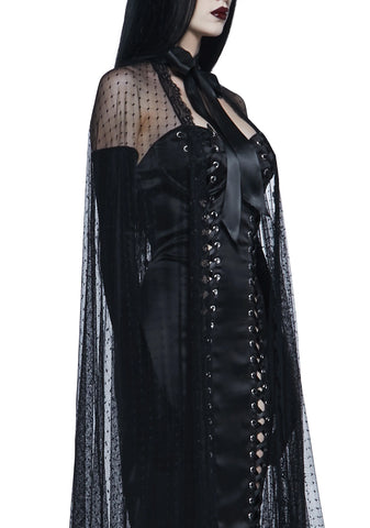 Shadowed Aura Mesh Cape