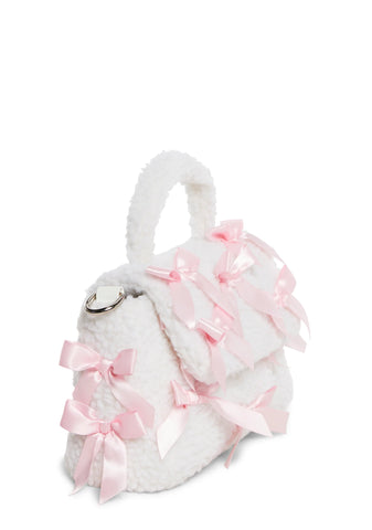 Pinky Promise Plush Handbag