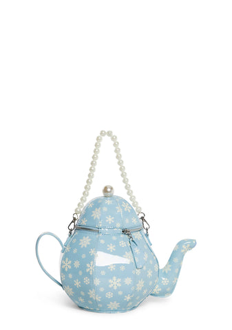 Tea Society Handbag - Blue