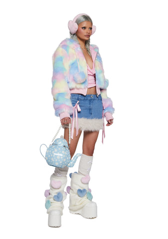 Tea Society Handbag - Blue