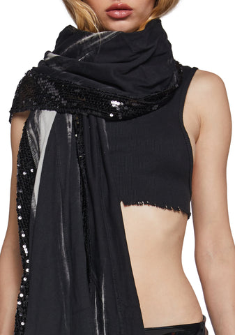 Clear Curiosity Scarf - Black