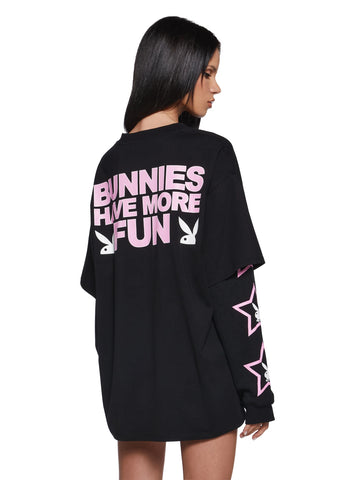 Bunny Vibe Check Long Sleeve Top