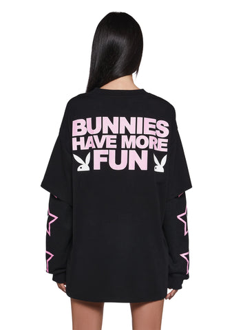 Bunny Vibe Check Long Sleeve Top