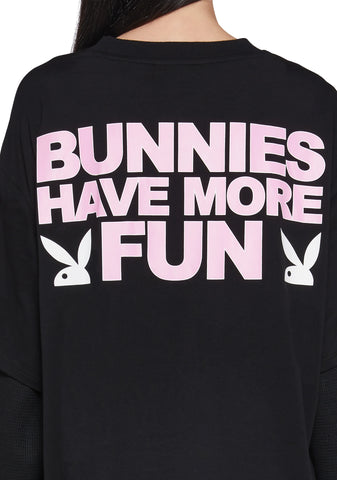 Bunny Vibe Check Long Sleeve Top