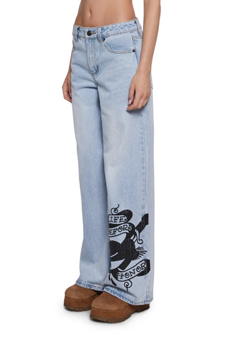 Honor Dagger Baggy Jeans