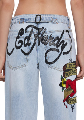 Honor Dagger Baggy Jeans