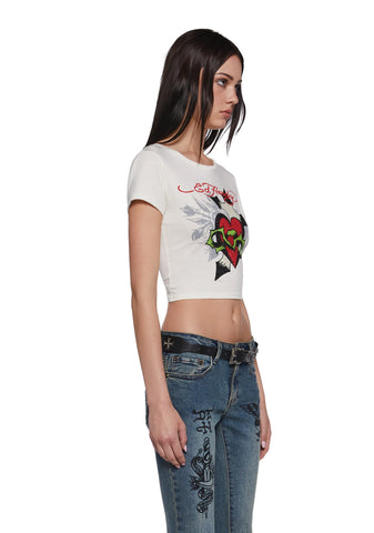 Cross Heart Baby Tee