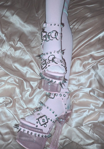 Romantic Misfit Platform Heels - Pink