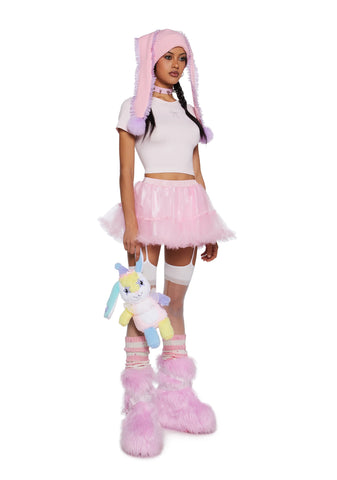 Dainty Dance Baby Tee - Pink