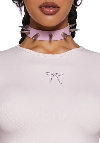 Dainty Dance Baby Tee - Pink