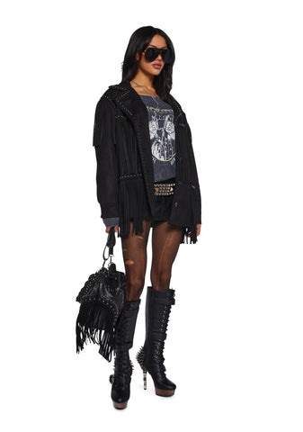 Rogue Destiny Fringe Moto Jacket