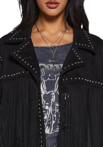 Rogue Destiny Fringe Moto Jacket