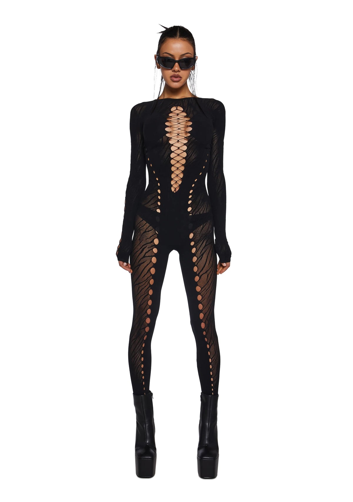 Hacker Spirit Mesh Catsuit