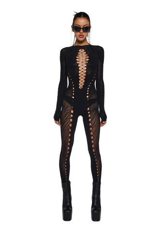 Hacker Spirit Mesh Catsuit