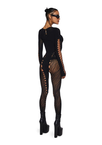 Hacker Spirit Mesh Catsuit